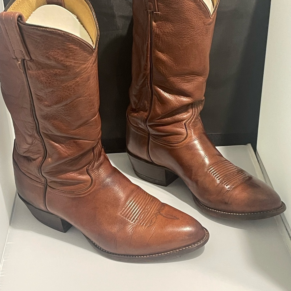 Tony Lama Men's Brown Leather Boots